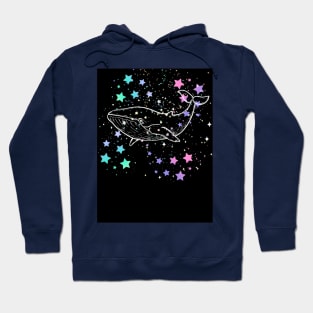 Dancing Whale In The Stars Hoodie
